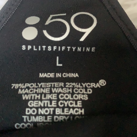 Splits59 Angel Techflex Striped Sports Bra - Picture 2 of 3